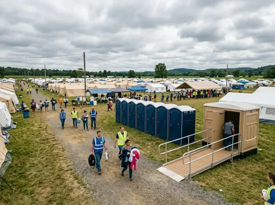 disaster-relief-camp-restrooms-010 — frequently asked questions, Dumpster & Portable Bathrooms Rental in West Clarkston-High…